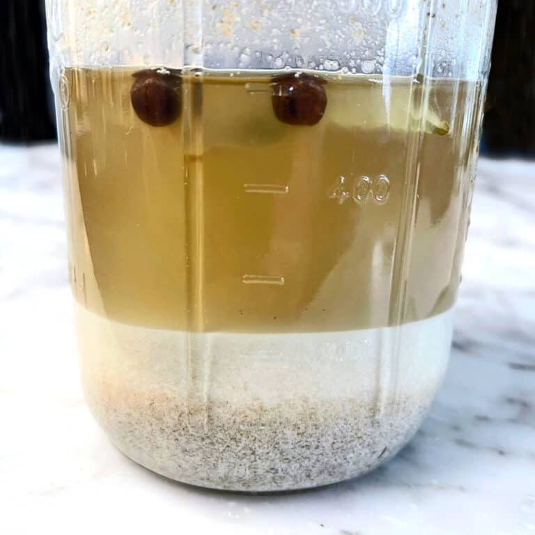 zakwas na zurek recipe homemade how to make traditional Polish sour rye flour starter fermented garlic bay leaf allspice easy zytni
