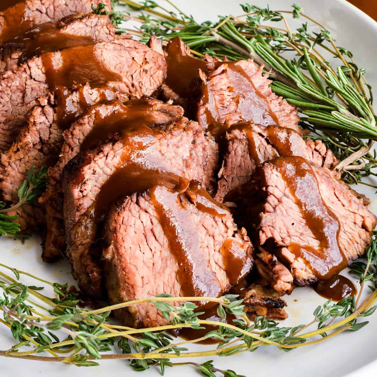 tri tip roast recipe best braised easy gravy red wine glaze gourmet