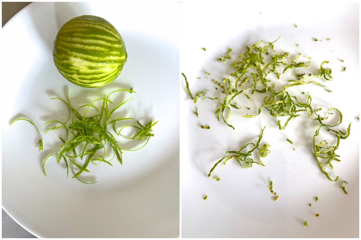 how to make dried lime zest