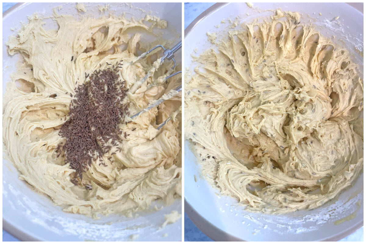 adding caraway seeds to batter