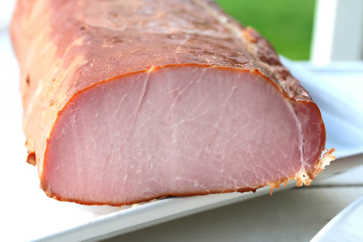 canadian bacon recipe homemade diy from scratch cure curing wet brine maple smoked apple wood chips smoker charcuterie easy traditional authentic