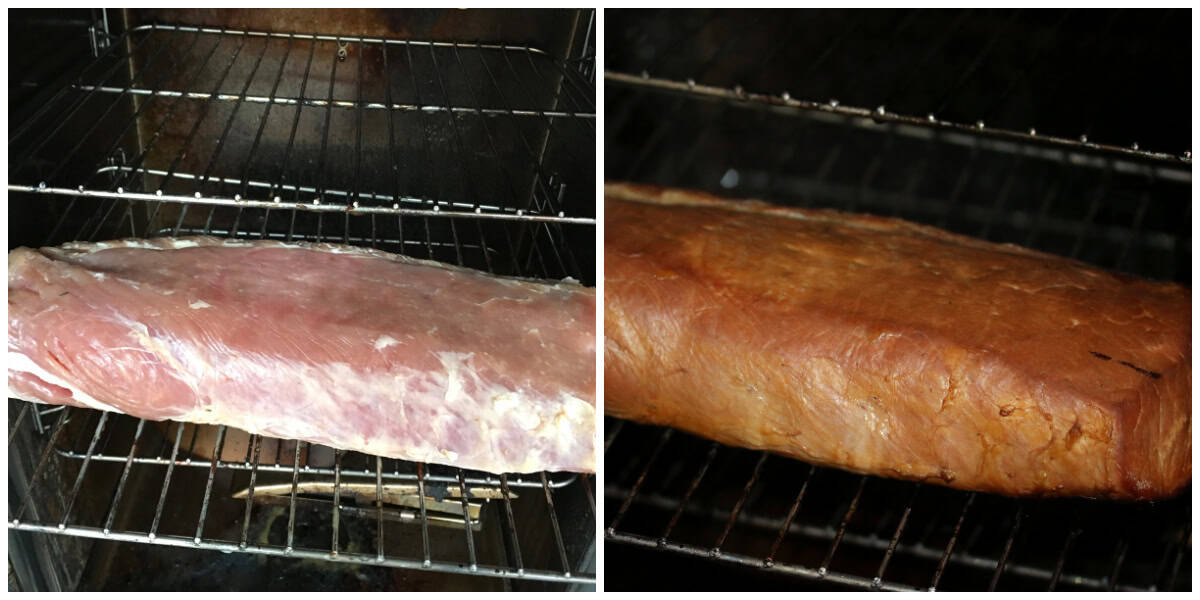 how to make canadian bacon smoking the pork loin