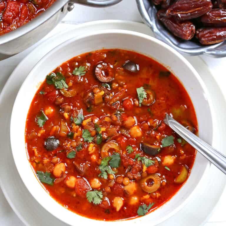 harira recipe moroccan lentil soup national lamb beef chickpeas garbanzo beans authentic traditional