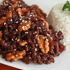honey glazed beef recipe chinese authentic traditional walnuts
