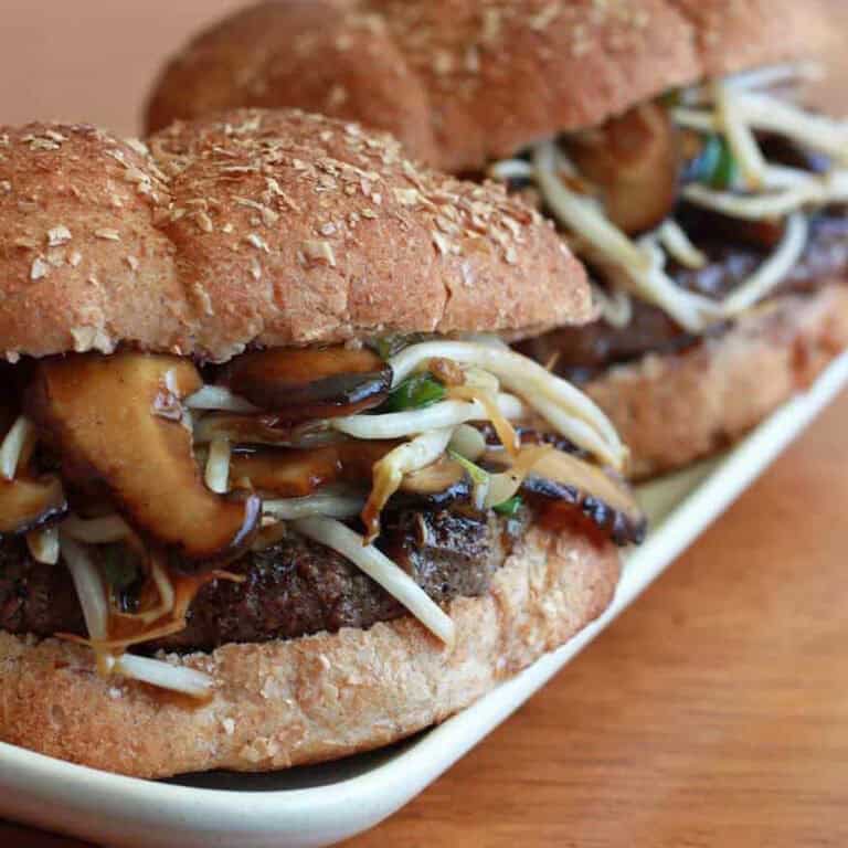 shanghai burgers recipe chinese five spice mushrooms bean sprouts