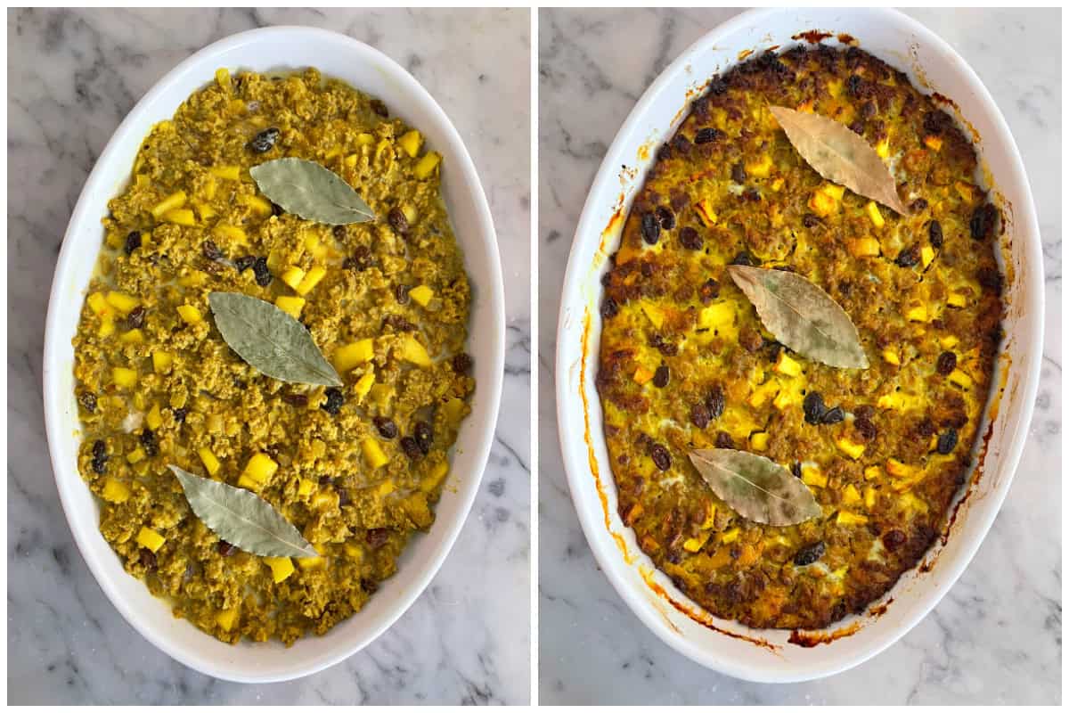 baking the bobotie recipe