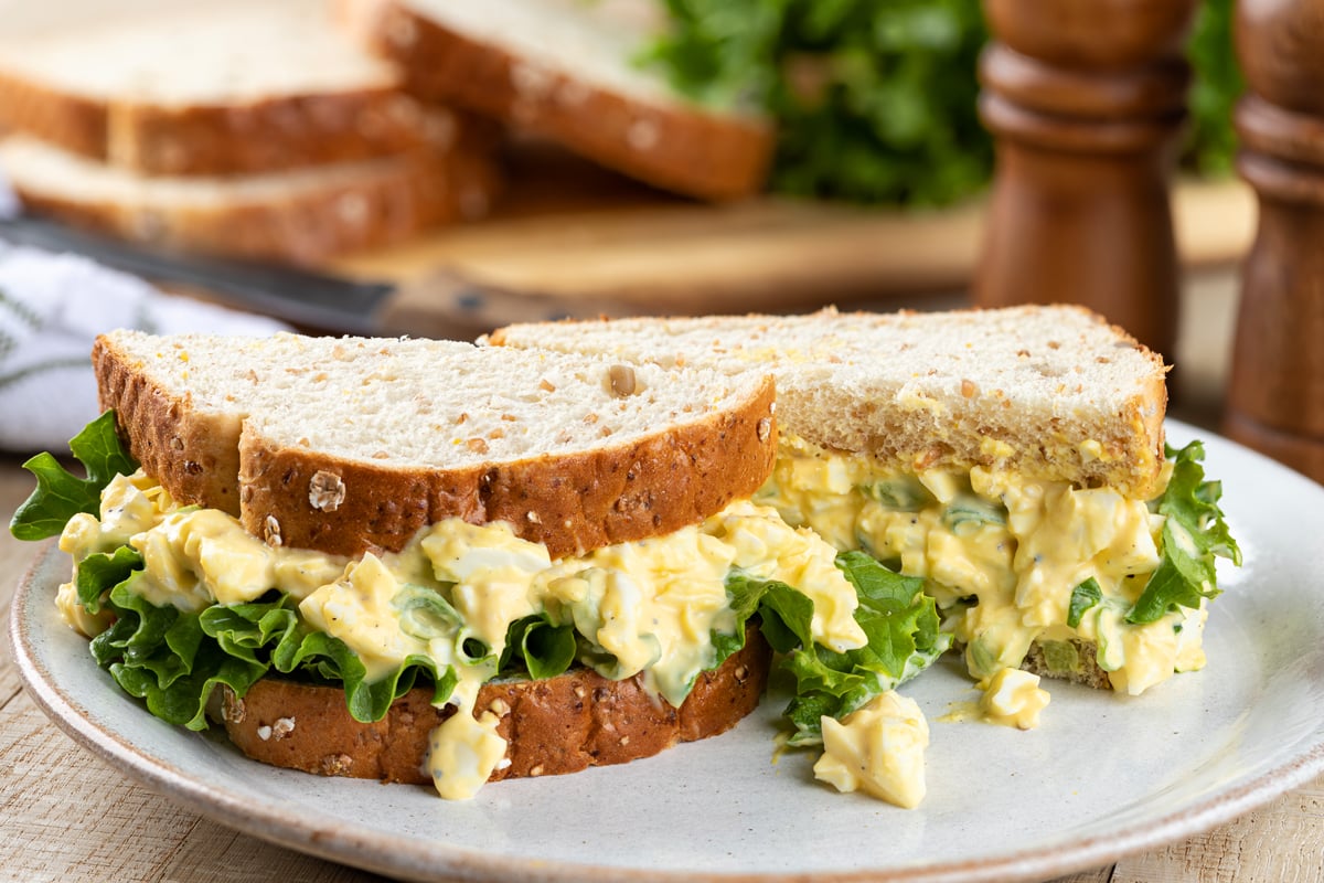 egg salad recipe sandwich best easy gourmet croissant creamy deli style