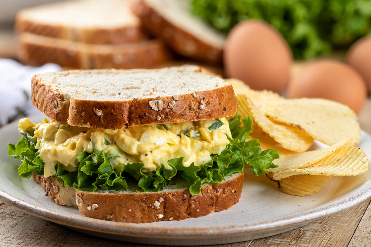 egg salad recipe sandwich best easy gourmet croissant creamy deli style