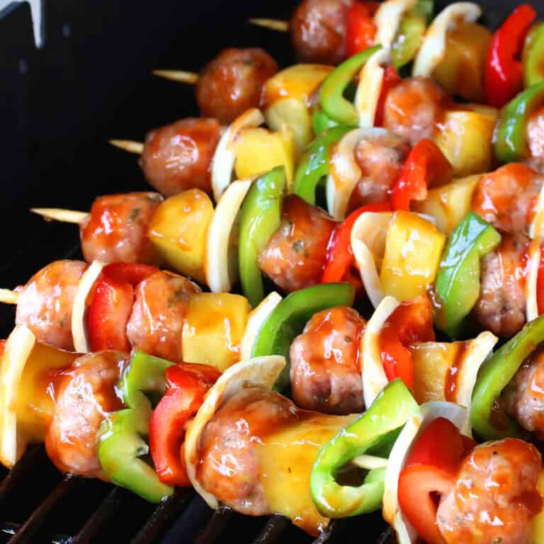 sweet and sour meatball kabobs recipe healthy easy from scratch chicken pork beef turkey veal beef