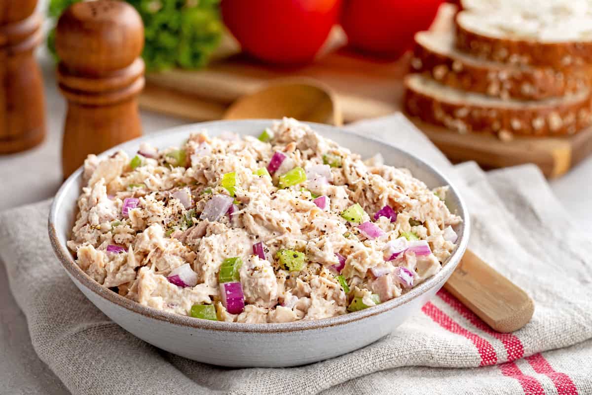 tuna salad recipe best perfect classic american sandwich melt easy celery pickle relish red onion