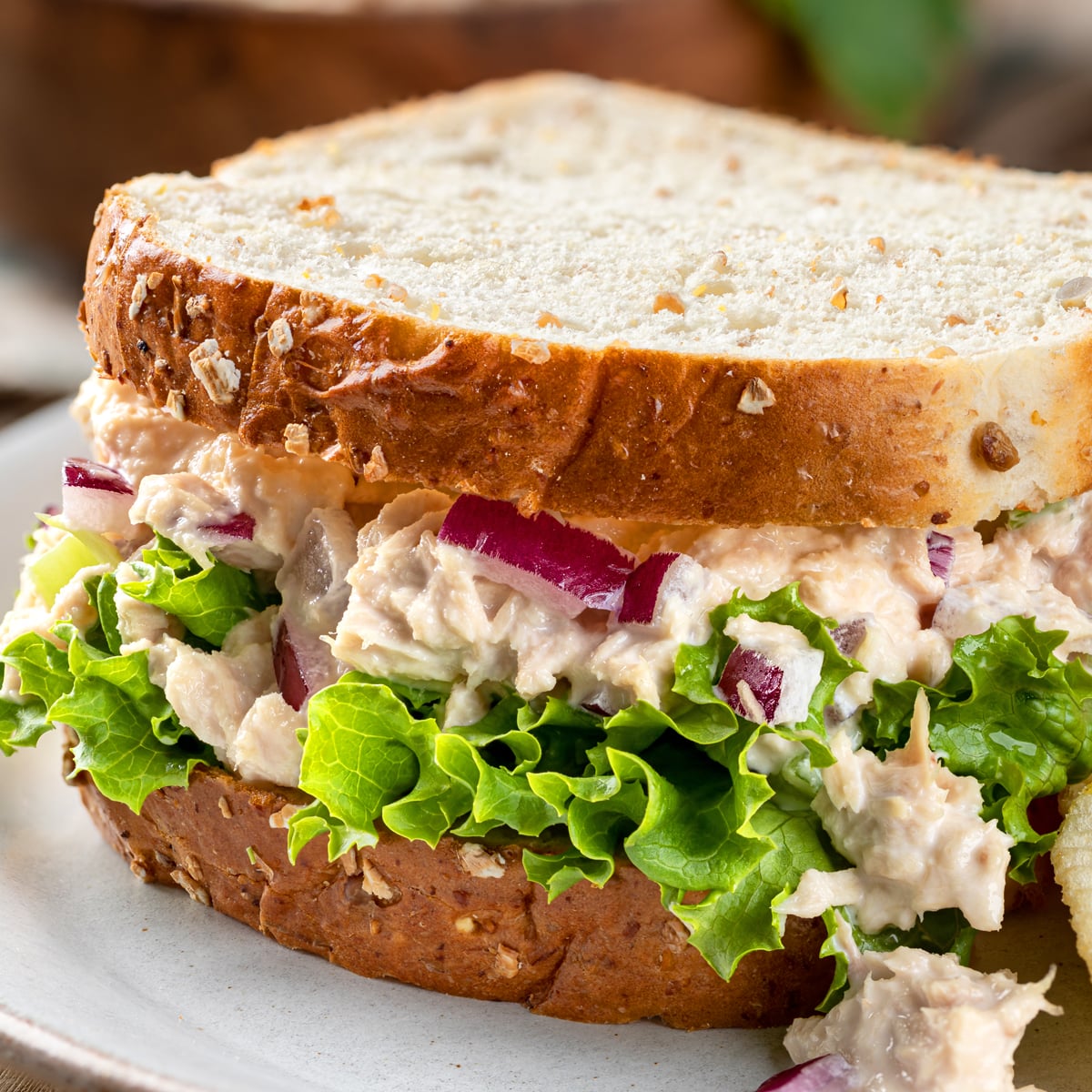 tuna salad recipe best perfect classic american sandwich melt easy celery pickle relish red onion