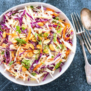 asian slaw recipe best coleslaw dressing sesame oil soy sauce crunchy easy restaurant creamy mayonnaise