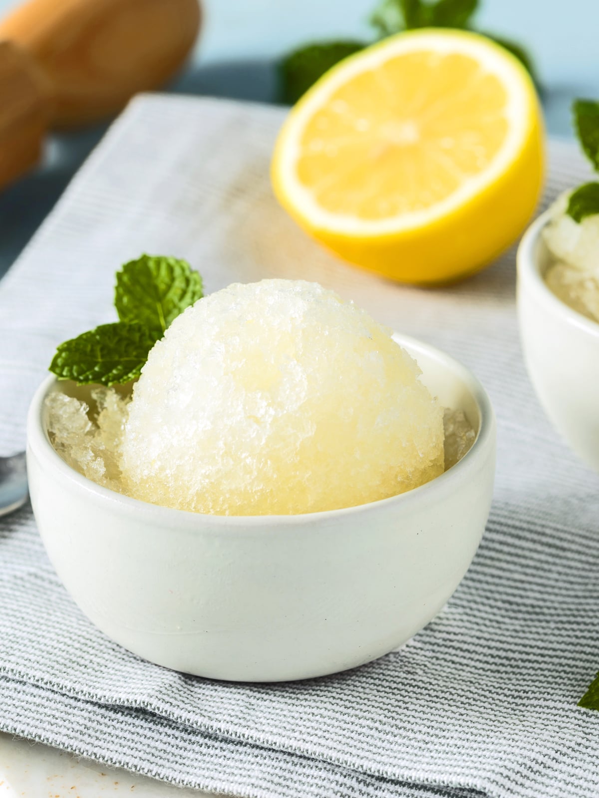 granita al limone recipe traditional authentic sicilian lemon granitas sicily italy fresh juice
