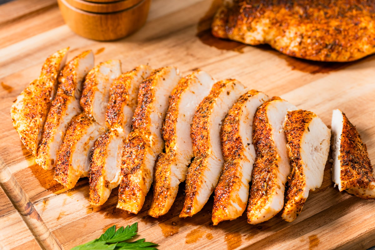 cajun chicken recipe blackened breast homemade seasoning blend easy quick fast weeknight pan fried oven baked