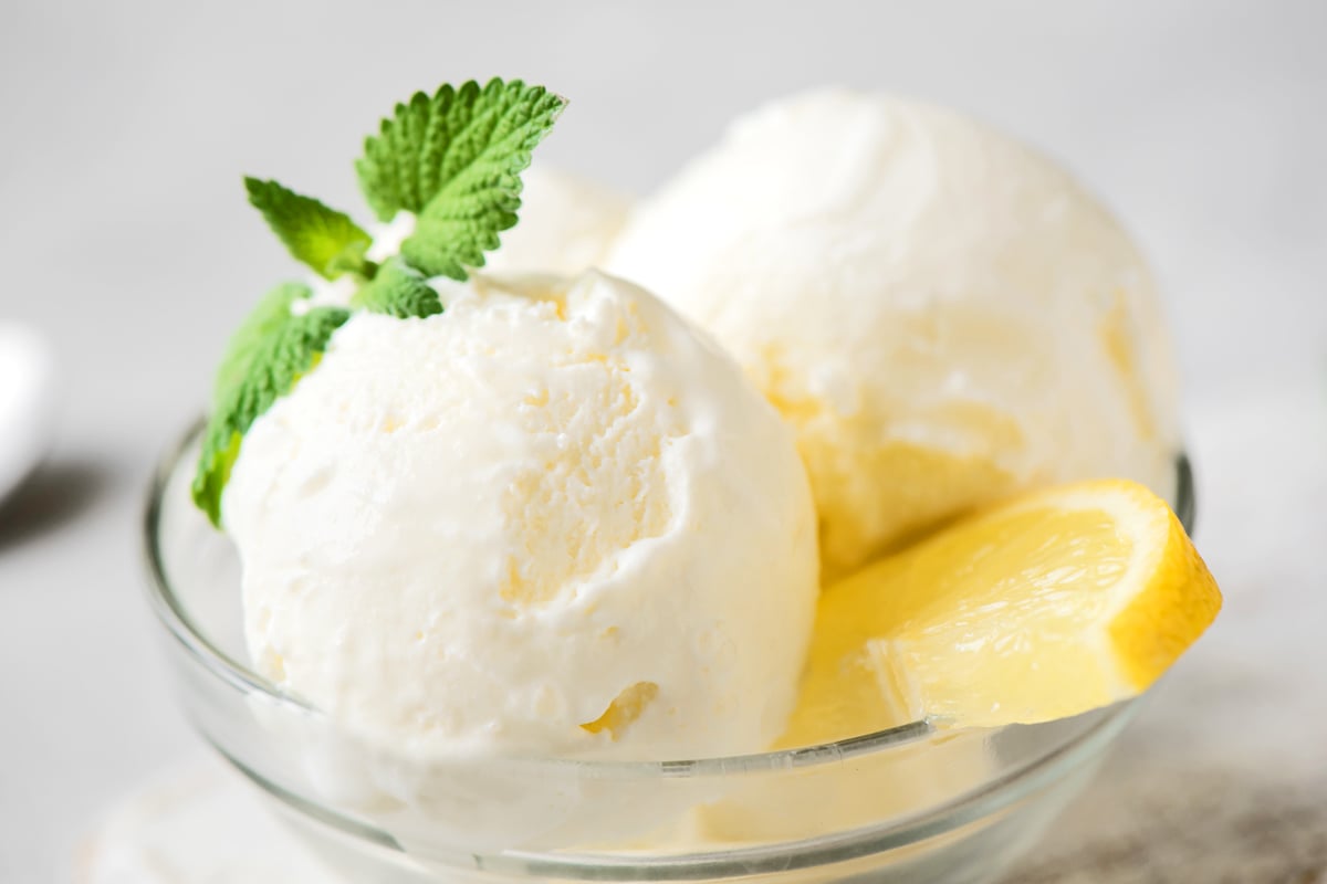 lemon ice cream recipe best homemade without eggs no cooking easy creamy zest fresh juice