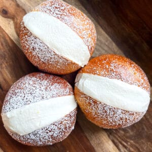 maritozzi recipe authentic traditional homemade maritozzo how to make Italian Roman Rome pastry sweet cream buns rolls orange zest lemon