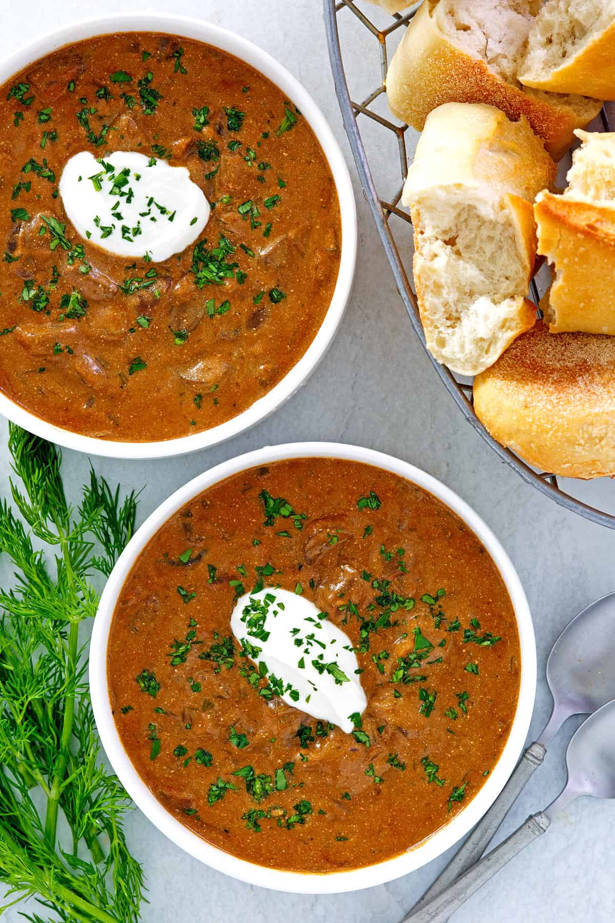 hungarian mushroom soup recipe best creamy paprika easy