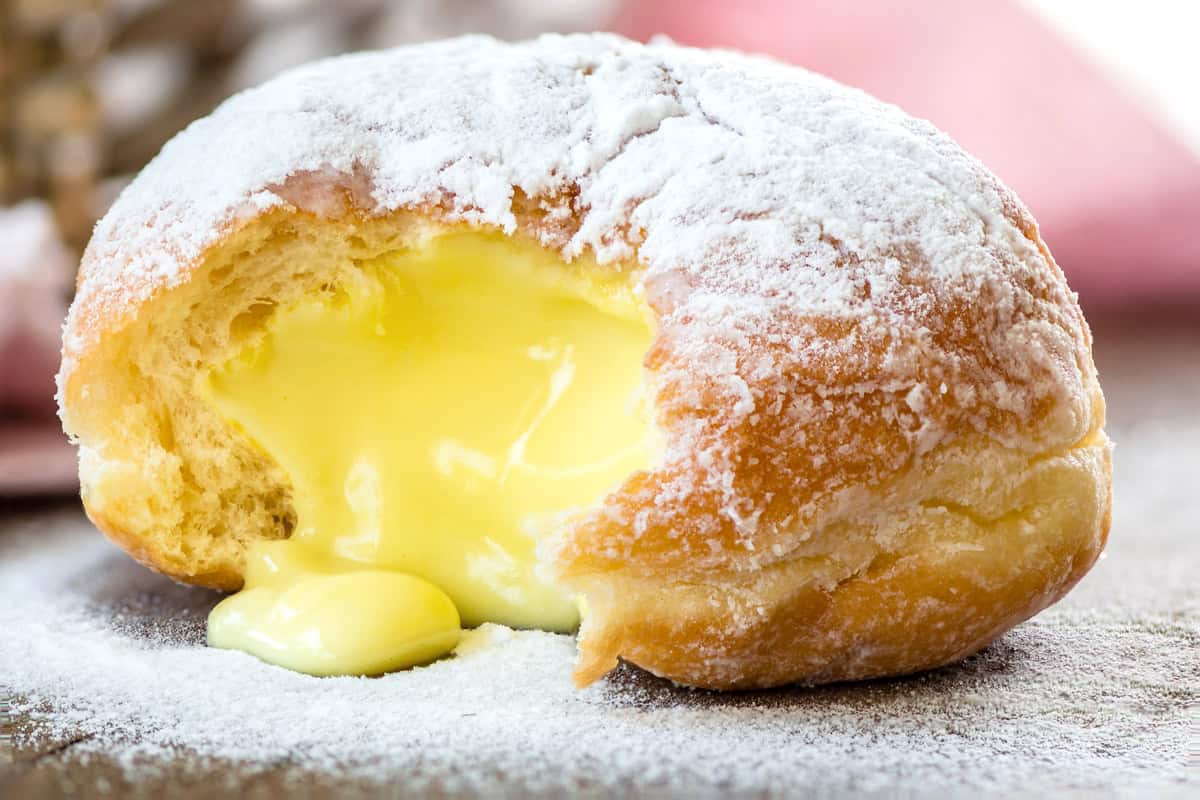 bavarian cream donuts bismarks berliner