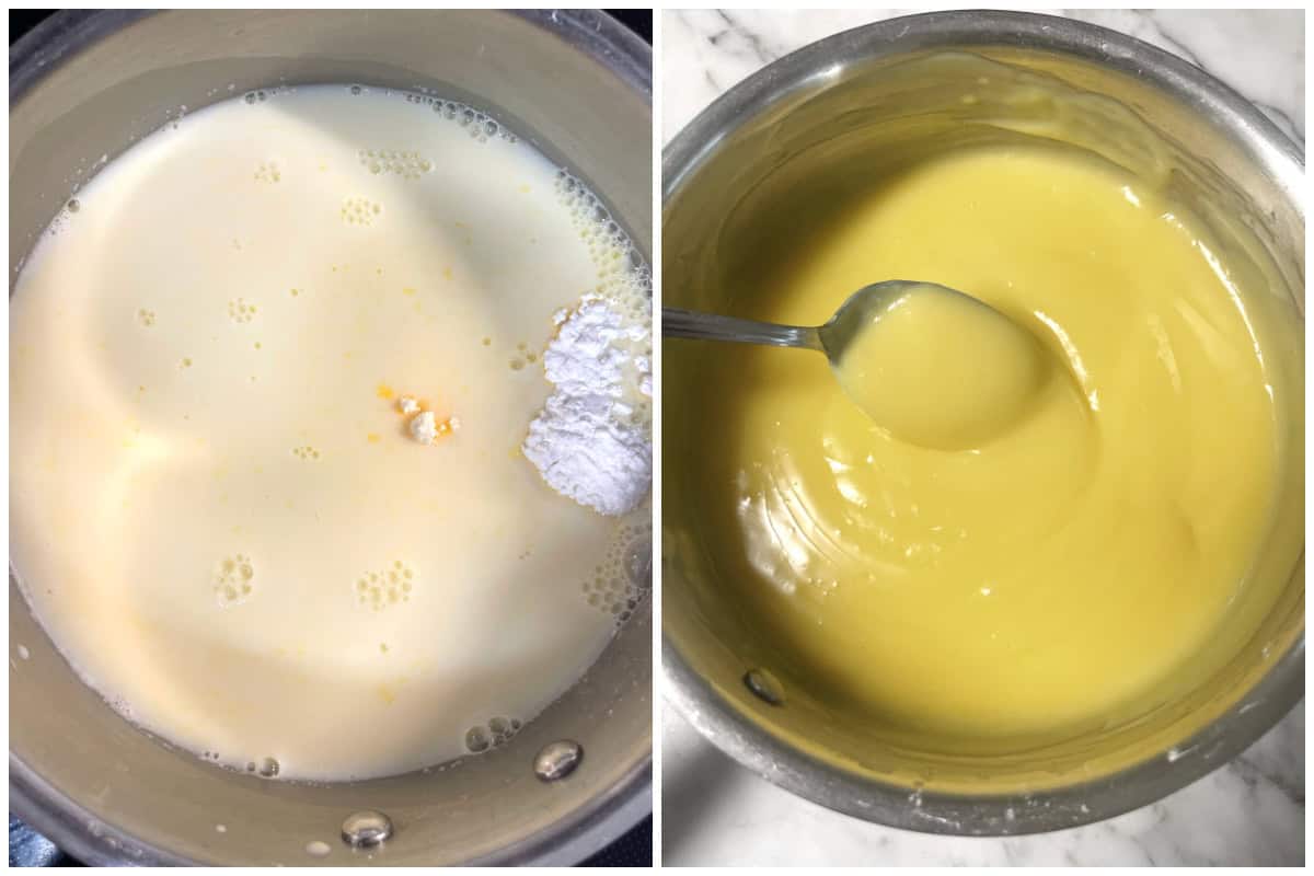 bienenstich creamy pudding filling