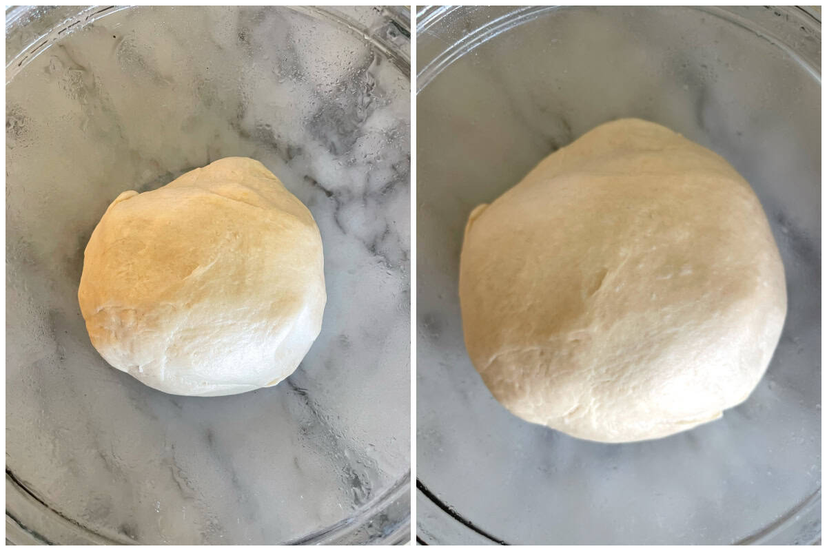 letting the dough rise